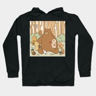 Fat bear and dolls Hoodie